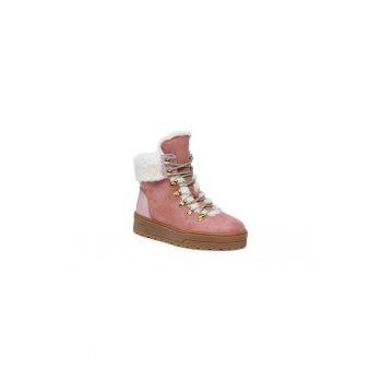 Ghete dama  303259396 - Piele naturala - Roz