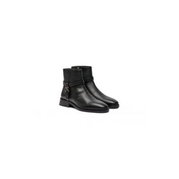 Ghete dama  304067914 - Piele naturala - Negru