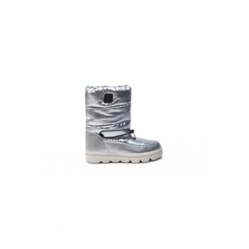 Ghete dama  304072338 - Piele ecologica - Gri