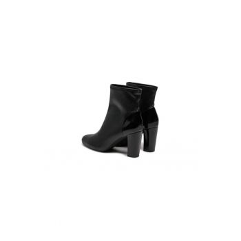 Ghete dama  304271014 - Piele ecologica - Negru