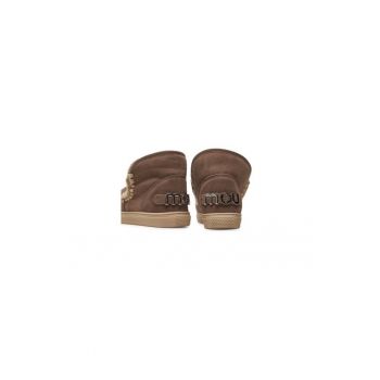 Ghete dama  304507762 - Piele naturala - Maro