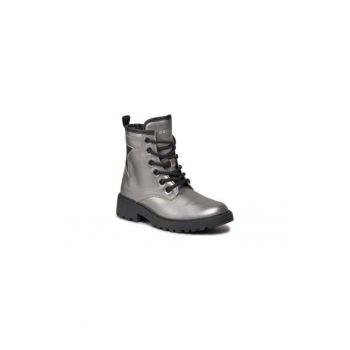Ghete fete  302506040 - Piele ecologica - 30 EU - Argintiu