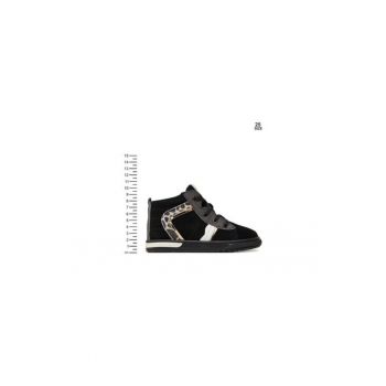Ghete fete  304326790 - Piele naturala - 25 EU - Negru