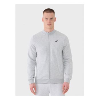 Hanorac sport barbati  baseball - confortabil - gri deschis - bumbac -