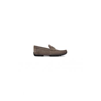 Mocasini barbati  303467678 - Piele naturala - Maro
