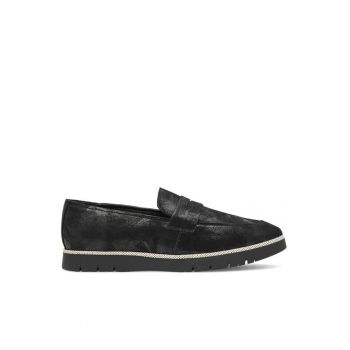 Pantofi dama -  347552 - Piele intoarsa - Negru