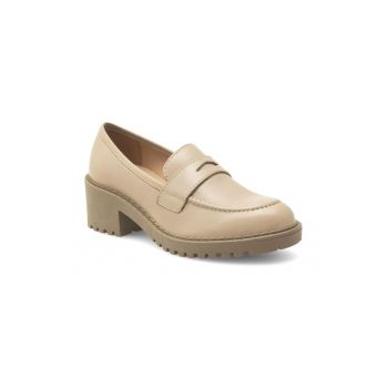 Pantofi dama -  361091 - Piele naturala - Bej