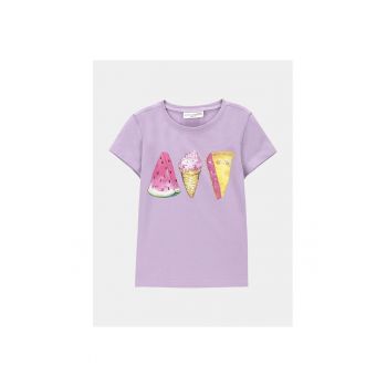 Tricou copii -  10149 - Violet - Bumbac