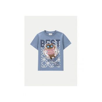 Tricou copii -  49941 - Albastru - Bumbac