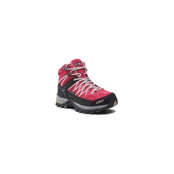 Bocanci trekking dama  300212752 - Piele naturala - Roz