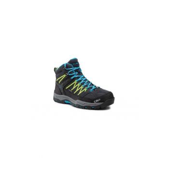 Bocanci trekking unisex  207708044 - Piele naturala - 38 EU - Negru
