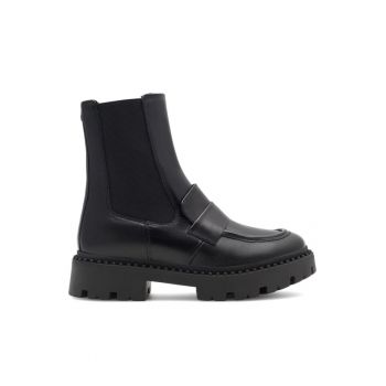 Botine dama -  590558810935838 - Piele naturala - Negru