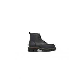 Cizme barbati  304701566 - Piele naturala - Negru