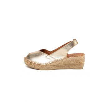 Espadrile dama -  596215 - Piele naturala - Auriu