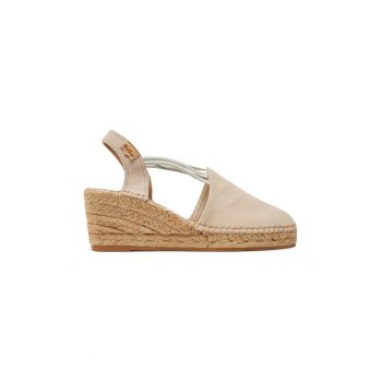 Espadrile dama -  682132 - Piele intoarsa - Bej