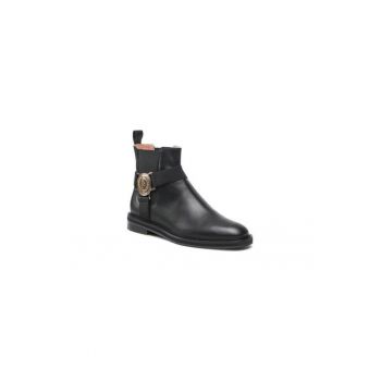 Ghete dama  301354536 - Piele naturala - 40 EU - Negru