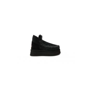 Ghete dama  304507953 - Piele naturala - Negru