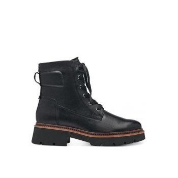 Ghete dama -  Piele naturala - Negru -