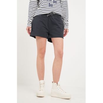 Pantaloni scurti din amestec de bumbac cu snururi
