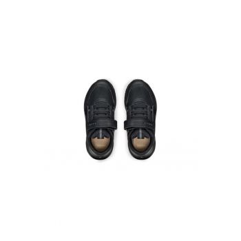 Pantofi sport baieti  303949273 - Piele ecologica - Negru