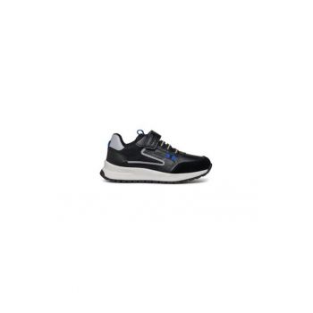 Pantofi sport baieti  303949303 - Piele ecologica - Negru