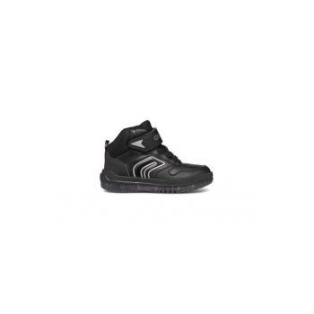 Pantofi sport baieti  Piele ecologica - Negru