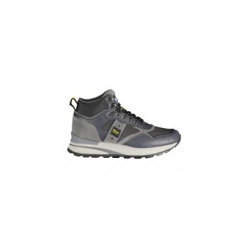 Pantofi sport barbati -  30% poliester - 30% piele - 40% poliuretan - Albastru - 44 INTL - F4MARS04LEC