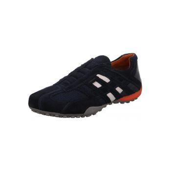Pantofi sport barbati  Snake - Piele - Albastru inchis