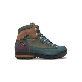 Bocanci trekking dama  304276255 - Piele naturala - Verde