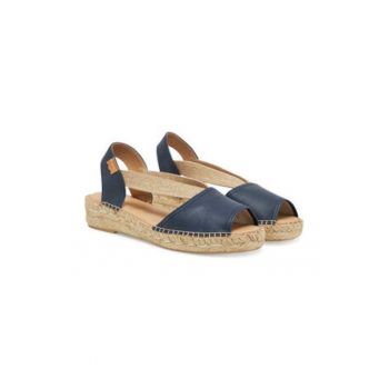 Espadrile dama  textil - albastru -