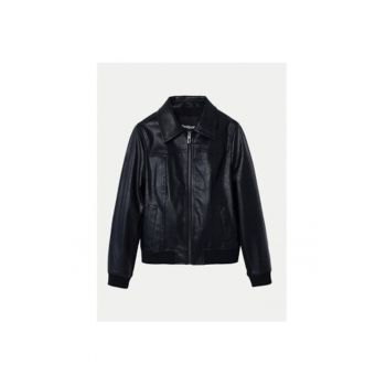 Geaca dama -  304476747 - Piele ecologica - Negru