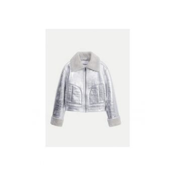 Geaca dama -  304477270 - Poliester reciclat - Argintiu