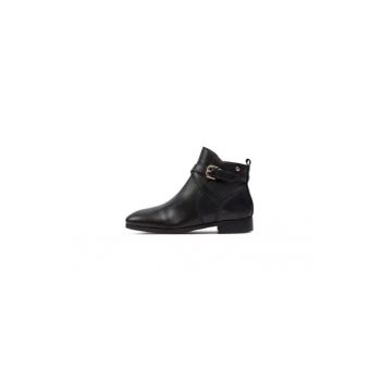 Ghete dama  200470856 - Piele naturala - 39 EU - Negru
