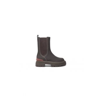 Ghete dama  304317590 - Piele ecologica - 40 EU - Bej