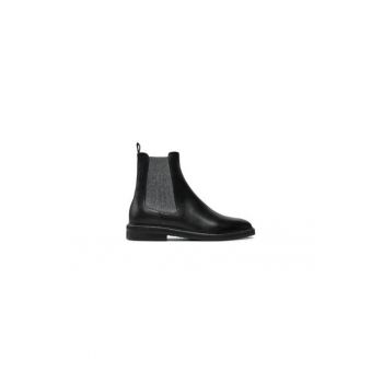 Ghete dama  304508158 - Piele ecologica - 38 EU - Negru