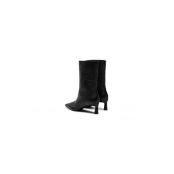 Ghete dama  304508189 - Piele naturala - 38 EU - Negru