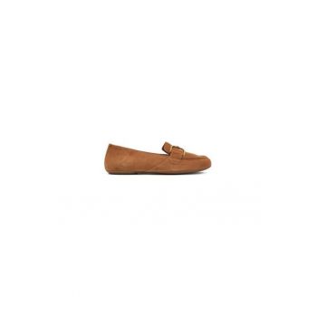 Mocasini dama  304618475 - Piele naturala - Maro