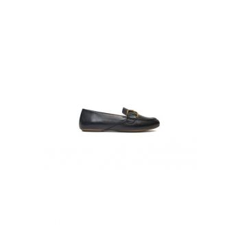 Mocasini dama  304618536 - Piele naturala - Negru