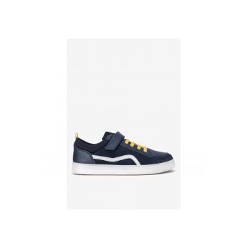 Pantofi baieti  5905588815389 - Piele intoarsa - Albastru