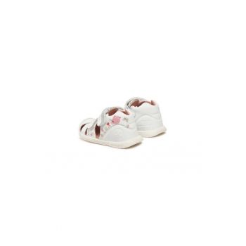 Sandale fete  305209061 - Piele naturala - Alb