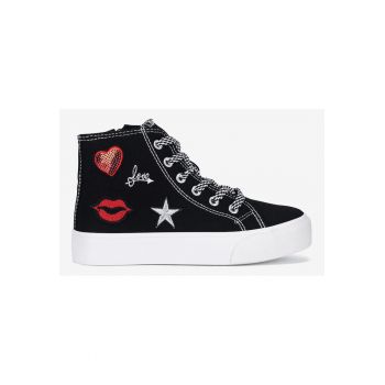 Tenisi fete  5905588787396 - Textil - Negru