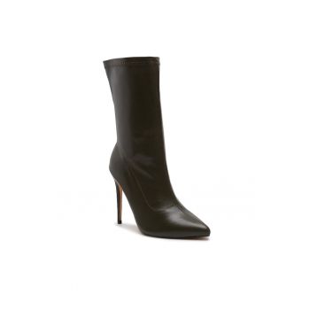 Botine dama -  301728061 - Piele ecologica - Verde