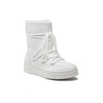 Botine dama -  5904862248769 - Piele ecologica - Alb
