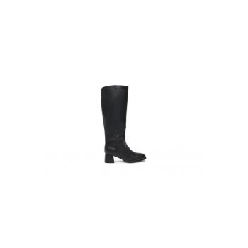 Cizme dama  304336782 - Piele naturala - Negru