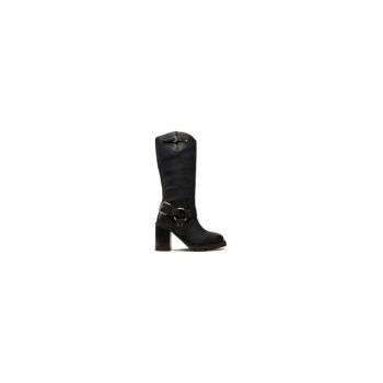 Cizme dama  304418280 - Piele naturala - Negru