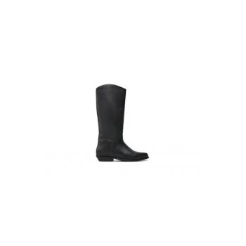 Cizme dama  304418327 - Piele naturala - Negru