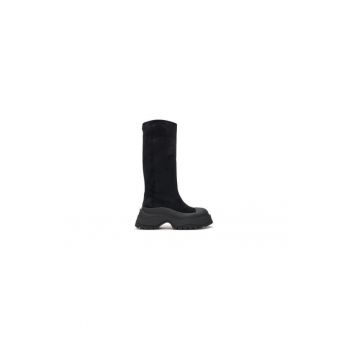Cizme dama  304870439 - Textil - Negru
