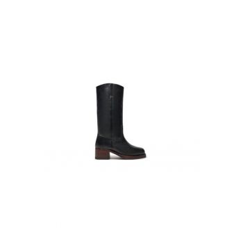 Cizme dama  304962134 - Piele naturala - Negru