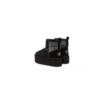 Ghete dama  304291883 - Piele naturala - 41 EU - Negru