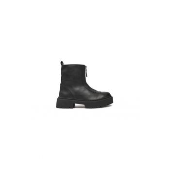 Ghete dama  304364594 - Piele naturala - 41 EU - Negru